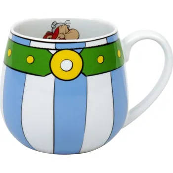 Könitz porcelán, Německo KP - Porcelánový hrnek Buclák Obelix belt - Obelixův opasek - 420 ml