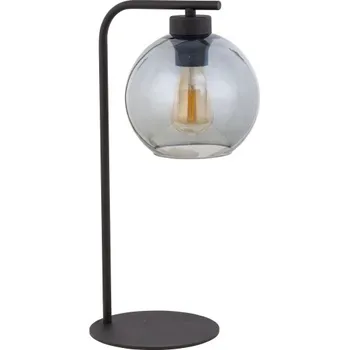 Lampička TK LIGHTING Stolní lampa - CUBUS 5102, 230V/15W/1xE27, grafit/černá