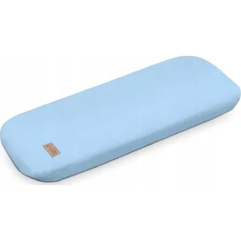 Prostěradlo ALBERO MIO Prostěradlo do korbičky z organické bavlny Světle modré