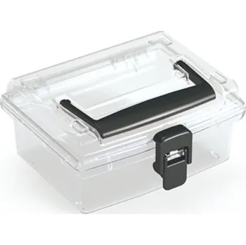 Organizér na kosmetiku PROSPERPLAST Plastový organizér - NUF LOW Rozměr: 14,8x13,5x7 cm, Barva: černá