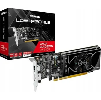 Grafická karta Grafická karta ASRock Radeon RX 6400 Low Profile 4 GB