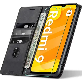 Pouzdro na mobilní telefon Flipové Pouzdro Koanni pro Xiaomi Redmi 9 černé