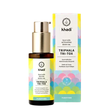 Pleťový olej Khadi elixír olej pro pokožku a duši TRIPHALA TRI-TOX, 50 ml