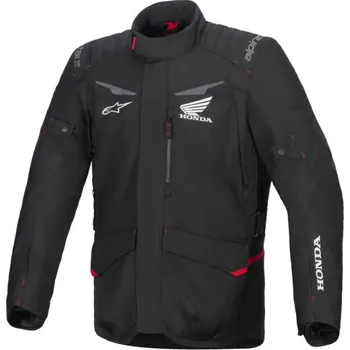 Moto bunda Bunda ST-1 WATERPROOF HONDA kolekce, ALPINESTARS (černá/červená) 2026 (Velikost: L)
