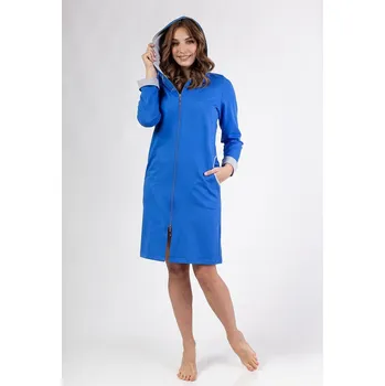 Dámský župan Regina dámský župan s kapucí a kapsami - 100% bavlna, Ruda M i384_50768022