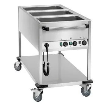 Vodní lázeň pojízdná 3 x 1/1 GN, hloubka 200 mm