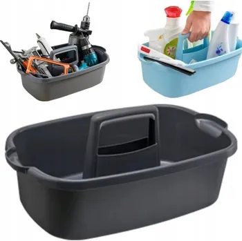 Úložný box Domácí organizér s úchytem Šedý