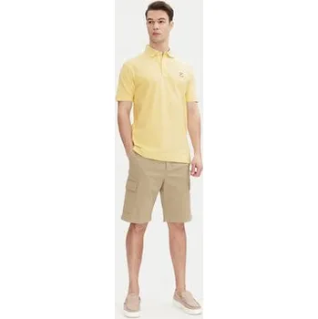 Pánská košile INDICODE Polokošile Wadim 40-913 Béžová Regular Fit XXL