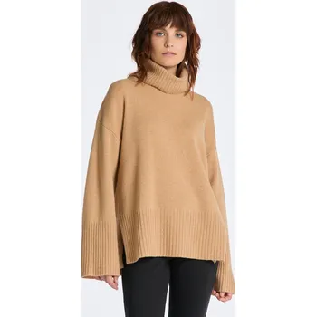 Dámský svetr ROLÁK GANT D1. LOUNGE ROLLNECK SWEATER DARK KHAKI