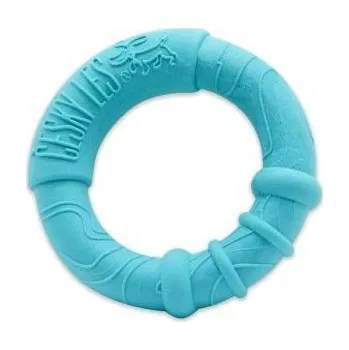 Hračka pro psa Akinu ČESKÝ LES Házecí kroužek TPR hračka pro psy nebeská modrá