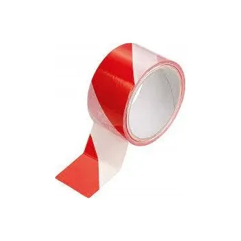 Lepicí páska OZNAČOVACÍ PÁSKA ČERVENO-BÍLÁ 50mm x 33m