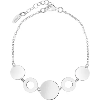 Náramek Stříbrný náramek - kroužky - AP540-3413