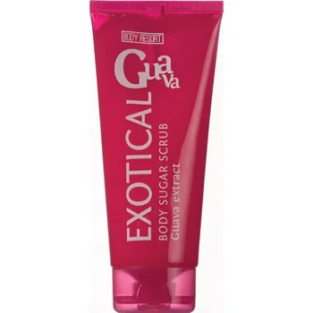 Tělový peeling Body Resort Růžový cukrový tělový peeling s extraktem z guavy 250g