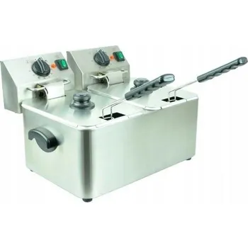 fritéza Dvojitá elektrická fritéza 4L HDF-4+4