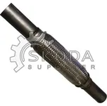 Vlnovec 45x260 mm + 2x100 mm nátrubek TYLL 20074