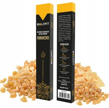 Vonná tyčinka Přírodní vonné tyčinky Frankincense (Kadidlo) Bilovit 40g