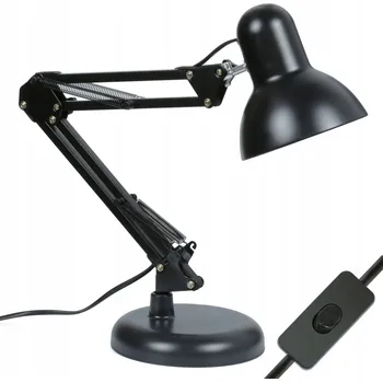 Lampička Rýsovací lampa na stůl, školní lampička E27 LED – pro práci i studium