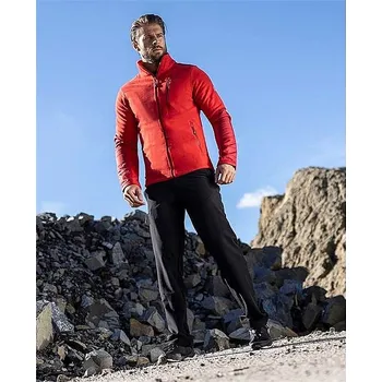 Pánská mikina 4TECH červená Pánská fleecová mikina