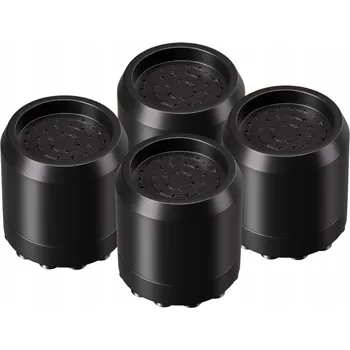 Podložka pod nábytek Antivibrační Podložky pod Nábytek s Přísavkami Černé 4 kusy