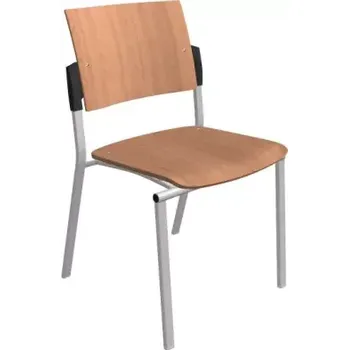 Konferenční židle Square dřevěná - SLEVA 3% s kodem radost25
