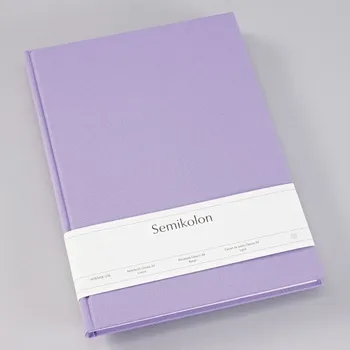 Notebook Classic A4 ruled lilac silk