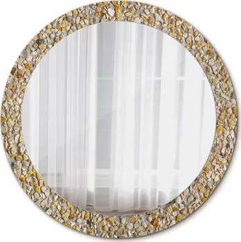 Zrcadlo Zrcadlo závěsné se skleněným rámem, Vzor teraco 80