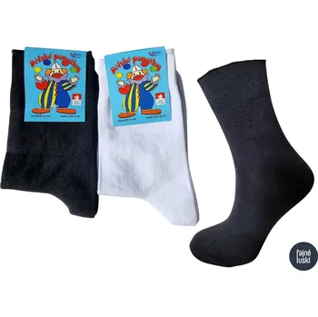 Dětské termoprádlo Dětské ponožky bavlněné černá 28-30 (19-20cm)