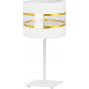 Stojací lampa STOJACÍ LAMPA NOČNÍ S ELEGANTNÍM ZLATÝM STÍNIDLEM 20 CM