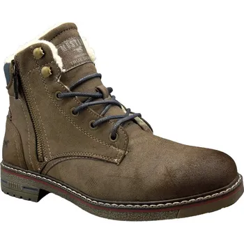 Pánská zimní obuv Pánské zimní boty Mustang M4201601306 (Kotníková zimní obuv s kožešinkou)