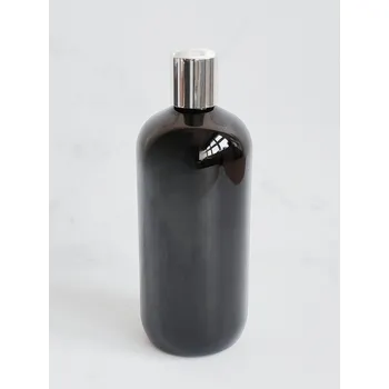 Dávkovač mýdla Dávkovač mýdla BELA 500 ml černý s bílo-stříbrným DISC TOP