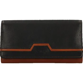Peněženka Lagen Dámská kožená peněženka BLC/24787/720 koňak/černá