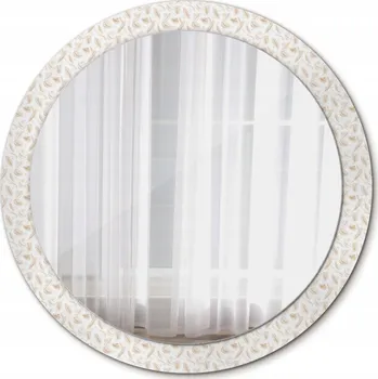 Zrcadlo Krásné Zrcadlo s kulatým ptačím peřím, 90 cm