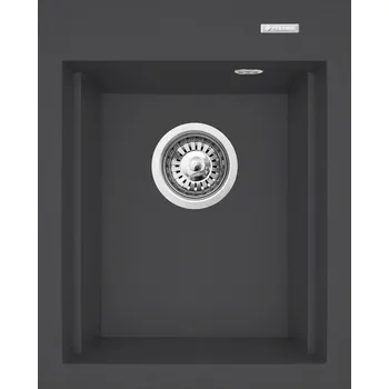 Kuchyňský dřez Pyramis Siros granitový dřez 48x39 cm černá 070180512