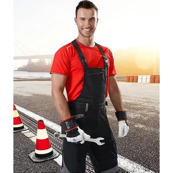 Cyklistické kalhoty R8ED+ laclové černé zkrácené