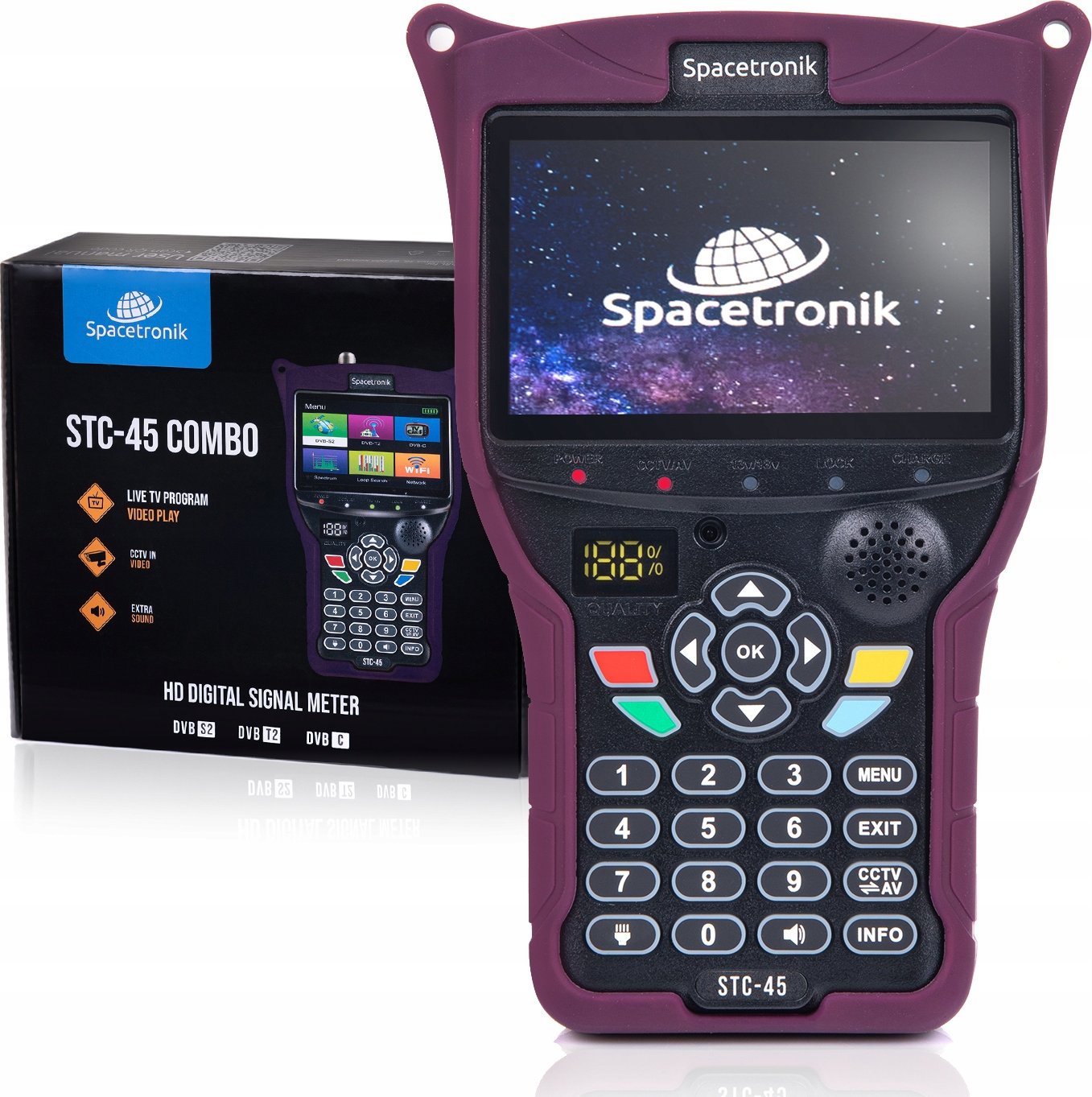 Spacetronik STC-45 Combo měřič signálu CCTV - Zbozi.cz