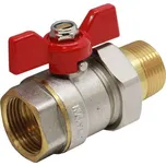 Klum Kohout kulový kovaný, se šroubením, voda, 1/2"