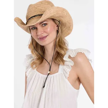 Klobouk Dámský slaměný klobouk "Kovboj"