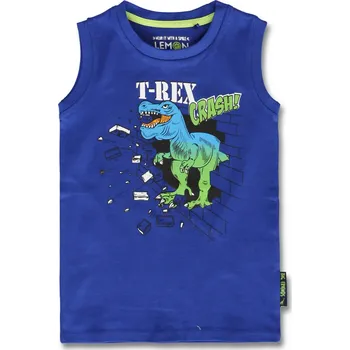 Chlapecké tričko LEMON BERET T-REX modré Velikost: 128
