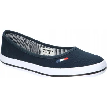 Dámské tenisky AMERICAN CLUB LH98 STYLOVÉ BALERÍNKY, TENISKY, CVIČKY DÁMSKÉ TMAVĚ MODRÉ 37