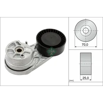 Napínák, žebrovaný klínový řemen Schaeffler INA 534 0725 10