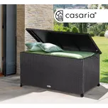 Deuba Úložný box s kolečky 370 L - černý