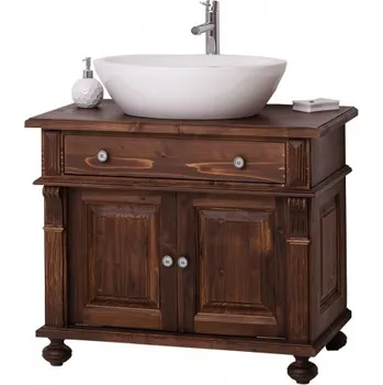 Koupelnový nábytek Koupelnová skříňka pro umyvadlo Hetie 716 - hnědá