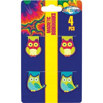 Doplněk ke knize Magnetická záložka do knihy 4 ks Mix Skvělé záložky do knih