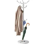 Deuba Stojanový věšák na oděvy – bílý 173cm