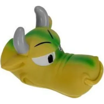 Hračka pro psa Vinylová hračka pro psy MISOKO - buvol, zelený, 16,3 cm