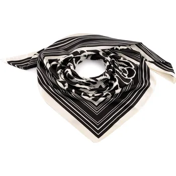 Saténový šátek 90x90 cm Varianta: 2 krémová světlá, Balení: 1 ks