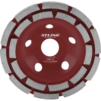 Brusný kotouč Kotouč brusný diamantový 115mm dvouřadý XTLINE