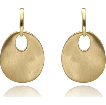 Náušnice Yvon Náušnice z kartáčovaného kovu - nadčasová elegance s jemným leskem