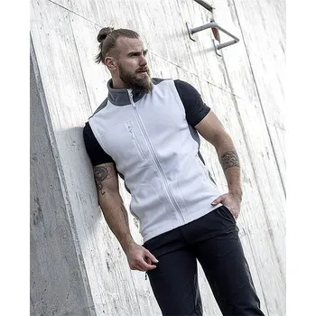 Pánská vesta MARTIN bílá Pánská fleecová vesta