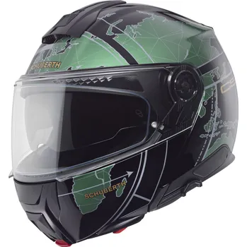 Helma na motorku SCHUBERTH C5 Globe zelená L